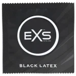 EXS Black - fekete latex óvszer csomag (12 db)
