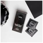 EXS Black - fekete latex óvszer csomag (12 db)