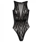 Cottelli Fantasy - fekete strasszos body (S-L)