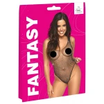 Cottelli - strasszos fekete necc body (S-L)