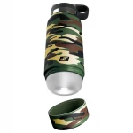 PDX - Fap Flask Happy Camper - maszturbátor kulacsban (zöld-fekete)