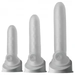 Perfect Fit - Fat Boy Micro Ribbed - péniszköpeny (15 cm, fehér)