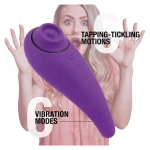 FEELZTOYS Femmegasm - akkus 2in1 csikló vibrátor, csiklóizgató (lila)