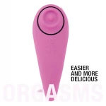 FEELZTOYS Femmegasm - akkus 2in1 csikló vibrátor, csiklóizgató (pink)