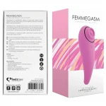 FEELZTOYS Femmegasm - akkus 2in1 csikló vibrátor, csiklóizgató (pink)