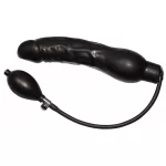 You2Toys - latex pumpálható análtágító (fekete, nagy)