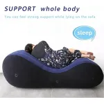 Desirel Magic Pillow - felfújható szex szófa - nagy (kék)