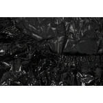 Fetish - lakk lepedő - gumis - 220 × 220 cm (fekete)