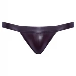 Svenjoyment - fényes jock strap férfi alsó (fekete)