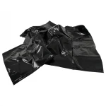 Fetish - Vinyl szex ágynemű (fekete, 135 × 200 cm)