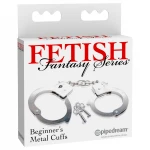 Fetish Fantasy - kezdő fém bilincs (ezüst)