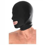 Fetish Fantasy - bondage fejmaszk szájnyílással orálszexhez (fekete)