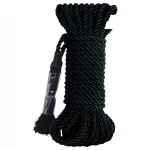 Fetish Silky Rope - shibari bondage kötél (10 m, fekete)