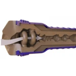 Fleshlight Boost Bang - élethű művagina maszturbátor (barna)