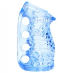 Fleshlight Fleshskins Grip Blue Ice - két végén nyitott maszturbátor (kék)
