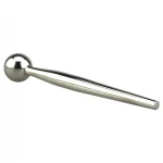FukR - ezüst fém, gömbös húgycsőrúd dilátor (8 cm)