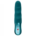 Fun Factory Stronic Petite - bordázott vibrátor (kékeszöld)
