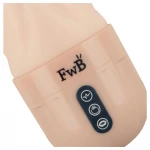 FWB - élethű, rezgő, szívó művagina, maszturbátor férfiaknak (testszínű)