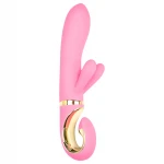 G-Vibe GRabbit - akkus, 3 motoros G-pont csiklókaros vibrátor (pink)