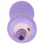 You2Toys Gina - vibrációs maszturbátor műpunci férfiaknak (natúr-lila)