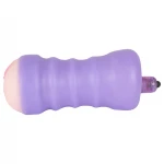 You2Toys Gina - vibrációs maszturbátor műpunci férfiaknak (natúr-lila)