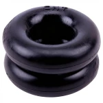 GK Power Donut Rings Over Sized - vastag, rugalmas péniszgyűrű (fekete)