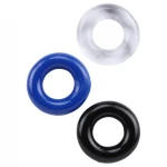 GK Power Donut Rings - péniszgyűrű szett (vegyes színű) - 3 db
