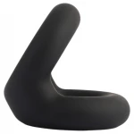 GK Power Snug Tugger - szilikon pénisz- és heregyűrű (fekete)