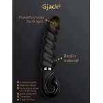 G-Vibe G-jack 2- akkus, vízálló szilikon vibrátor (fekete)