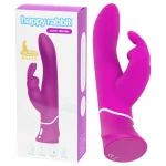 Happyrabbit Curve - vízálló csiklókaros vibrátor (lila)