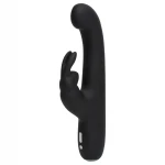 Happyrabbit G-Spot Slim - csiklókaros vibrátor (fekete)