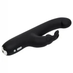 Happyrabbit G-Spot Slim - csiklókaros vibrátor (fekete)