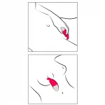Happyrabbit Knicker - akkus csiklóizgató vibrátor (piros)