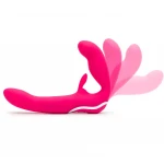 Happyrabbit Strapless - felcsatolható nyuszis vibrátor (pink)