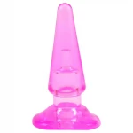 Hi-Basic Sassy - kezdő anál plug (áttetsző rózsaszín)