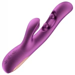 Honey Play Box Gem - app-vezérelt gyöngyös G-pont/csiklóizgató vibrátor (lila)