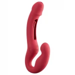 Honey Play Box Harmony Duo - App-vezérelt felcsatolható nyelves vibrátor (piros)
