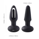 Honey Play Box Snuggy - nyelves anál vibrátor (fekete)