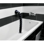 Hosed Swirl Tchick Anal Snake 18 - csavart, extra hosszú anál dildó (fekete)