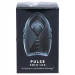 Hot Octopuss Pulse Solo Lux - rádiós maszturbátor férfiaknak (fekete)