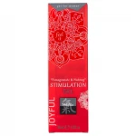 HOT Shiatsu - folyékony vibrátor stimuláló krém nőknek - gránátalma (30 ml)