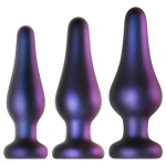 Hueman Comets - szilikon anál plug szett (3 részes, lila)