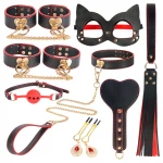 INTOYOU - BDSM haladó szett - 8 részes (fekete)