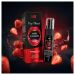intt Deep Throat - mélytorok spray - eper (12ml)
