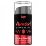 Intt Vibration! - folyékony vibrátor - eper (15 ml)