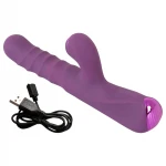 Javida - 3in1 nyuszis csiklókaros vibrátor (lila)
