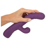 Javida - 3in1 nyuszis csiklókaros vibrátor (lila)