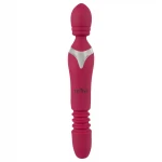 Javida Thrusting - 3in1 lökő vibrátor (piros)