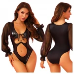 JSY 040 - szexi női body (fekete)