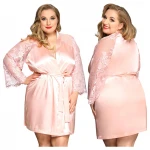JSY 067 - rózsaszín babydoll szett (XL-2XL)